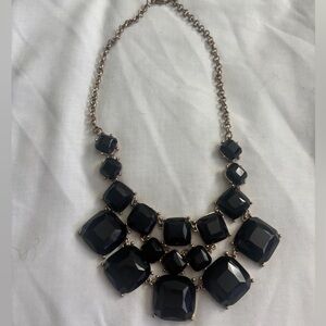 Elegant Black Statement Necklace
